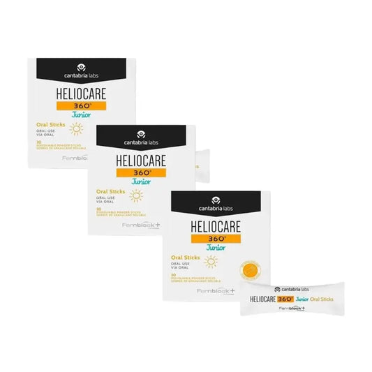 Heliocare 360º Junior Oral Stick, 3 × 20 vrecúšok 
