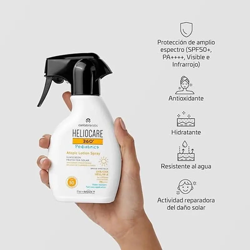Heliocare 360° detské balenie Mineral 50 ml + Atopic v spreji 250 ml
