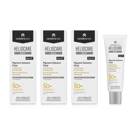 Heliocare 360° Pigment Solution Fluid SPF 50+, 3 × 50 ml 