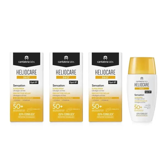 Heliocare 360º Sensation, 3 × 50 ml 