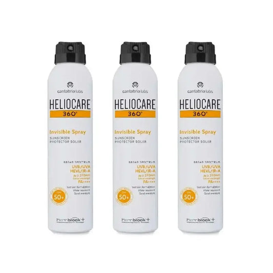 Heliocare 360º neviditeľný ochranný sprej SPF 50+, 3 x 200 ml 