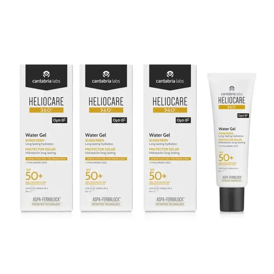 Heliocare 360° Water Gel SPF 50+, 3 × 50 ml 