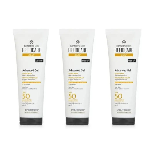 Heliocare Advanced Gel SPF 50, 3 × 250 ml 