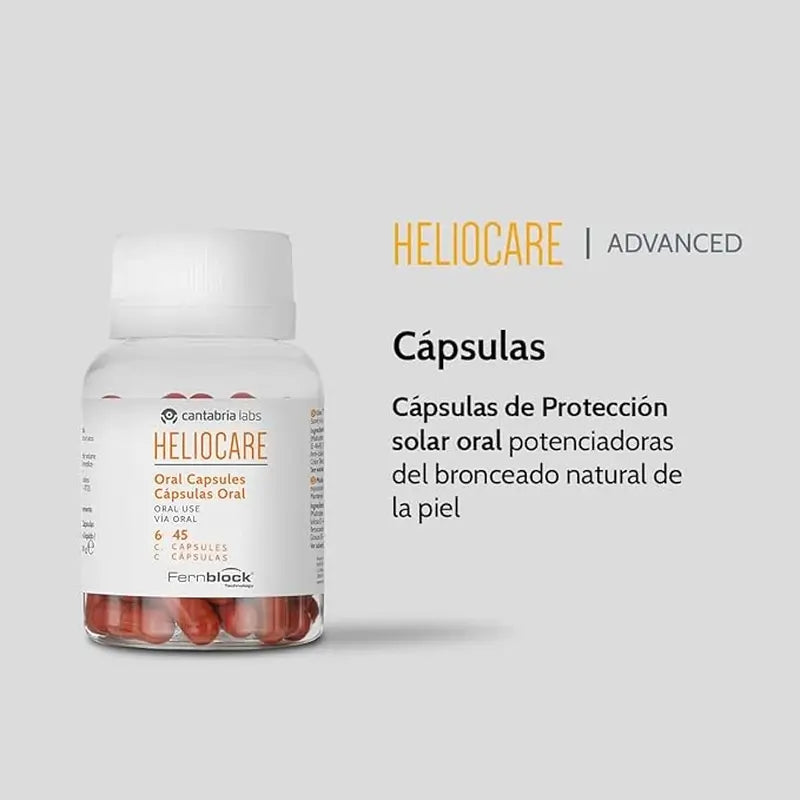 Heliocare na vnútorné užívanie, 90 kapsúl