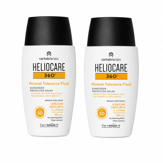 Heliocare Duplo  360º Mineral Tolerance Fluid SPF 50, 2 x 50 ml