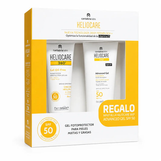 Heliocare Pack 360 gél s SPF 50 + miniatúrna verzia gélu 360 Advance, 150 ml