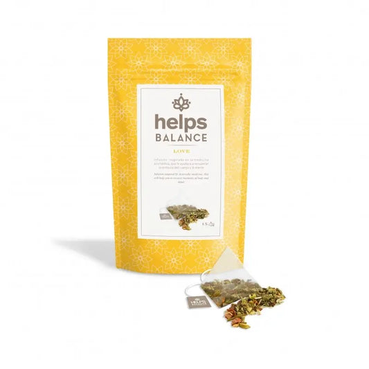 Helps Balance – ajurvédsky čaj Love Depurativa, 15 pyramídových vrecúšok
