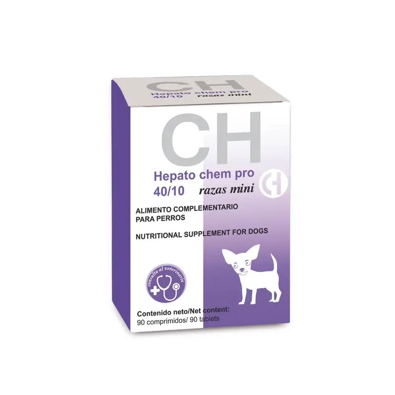 Chemical Hepato Chem Pro 40/10 pre malé plemená, 90 tabliet 