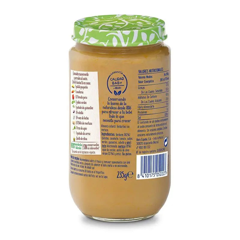 Hero Baby – sklenička Hero Baby so zeleninou a merlúzou, 235 g