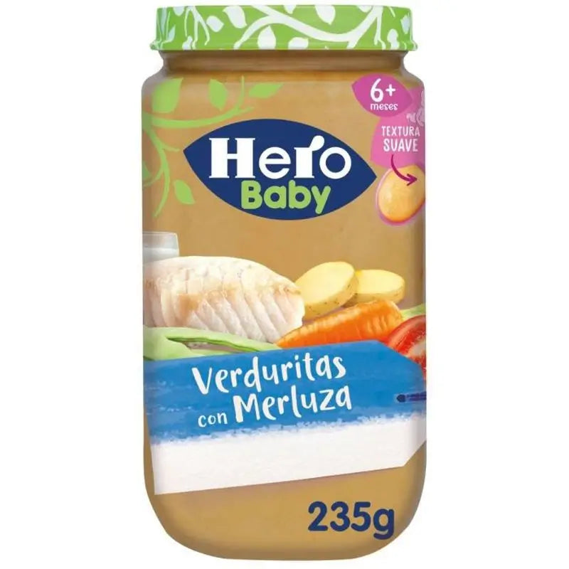 Hero Baby – sklenička Hero Baby so zeleninou a merlúzou, 235 g