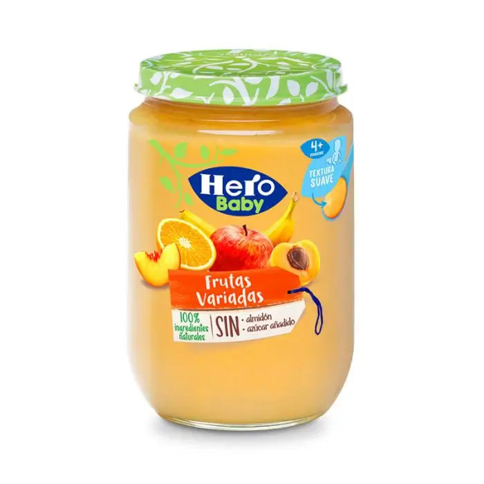 Hero Baby – poháriky s rôznymi druhmi ovocia, 190 g