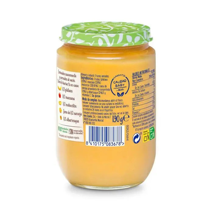 Hero Baby – poháriky s rôznymi druhmi ovocia, 190 g
