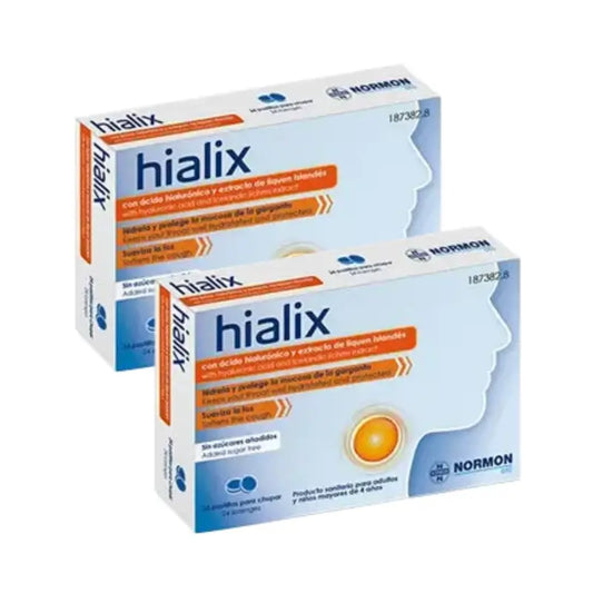 Hialix, 2×24 pastilky na rozpúšťanie v ústach 