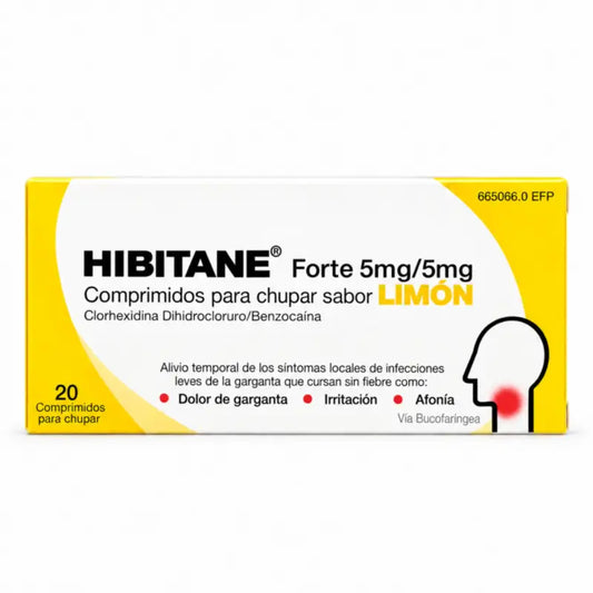 Hibitane Forte Citrón 20 tableti na rozcucanie