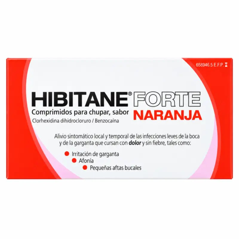 Hibitane Forte Pomaranč 20 pastiliek na cmúľanie