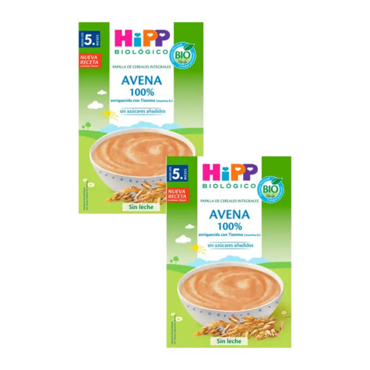 Hipp 100 % ovsená kaša z bio obilnín, balenie 2 x 200 gramov
