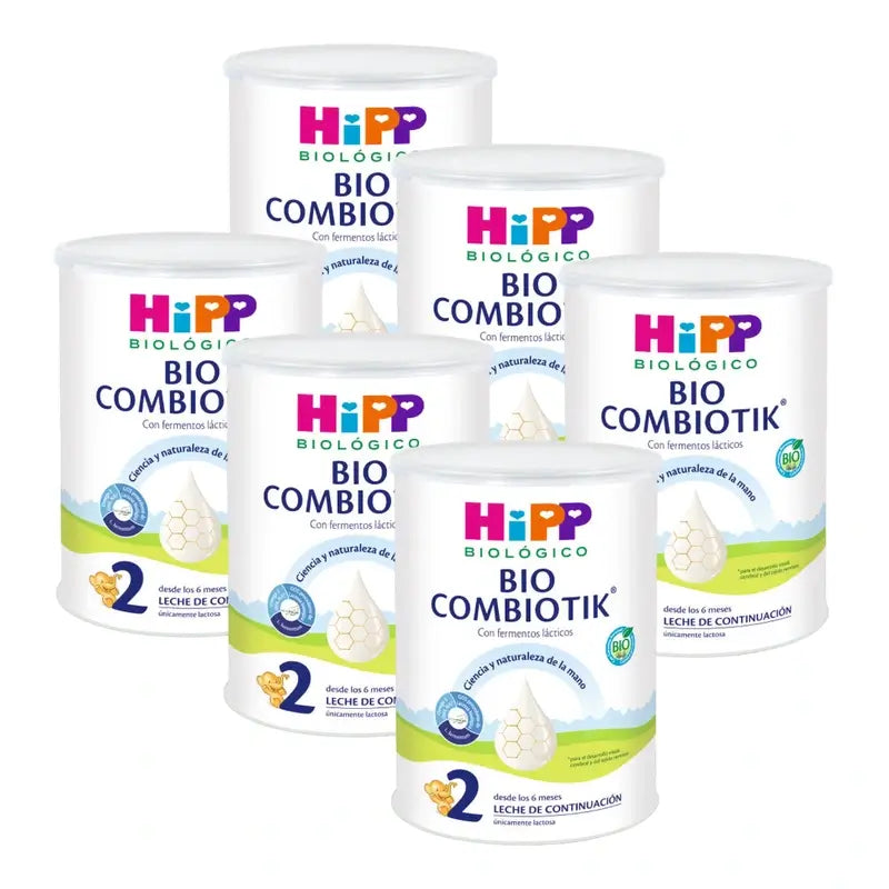 Hipp Combiotik 2, pokračovacie mlieko, balenie 6 x 800 g