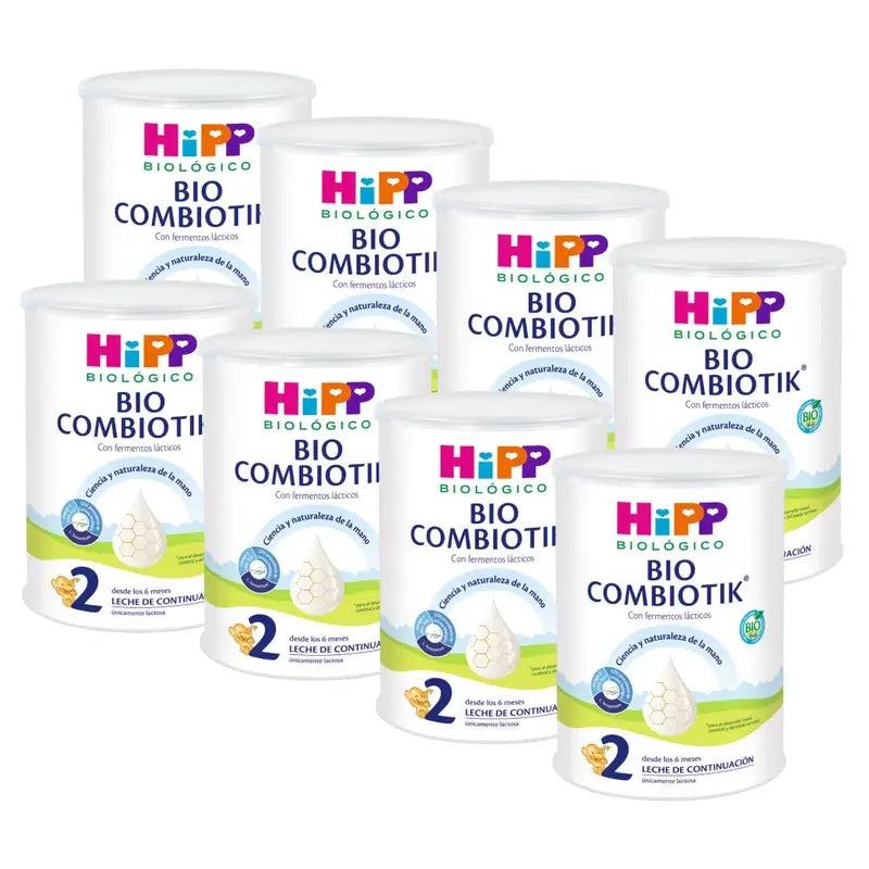 Hipp Combiotik 2, pokračovacie mlieko, balenie 8 x 800 g