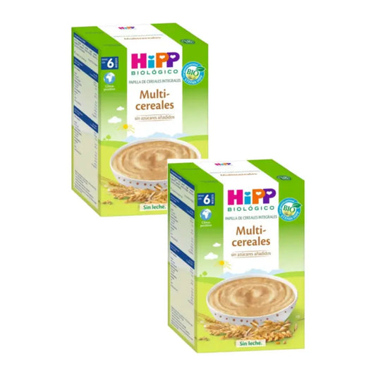 Hipp  Bio cereálie z viacerých obilnín, balenie 2 x 400 g