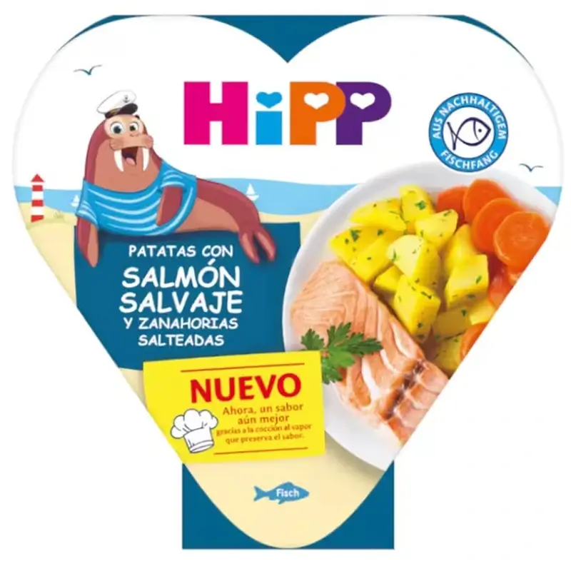 Hipp Carrots & Potatoes with Wild Salmon, 250 G