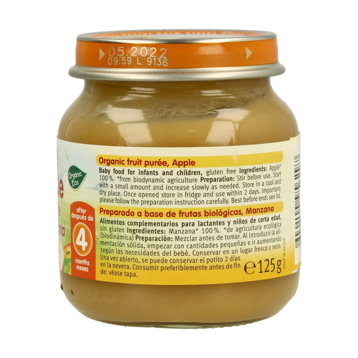 Holle – detská výživka 100 % jablko, 125 g