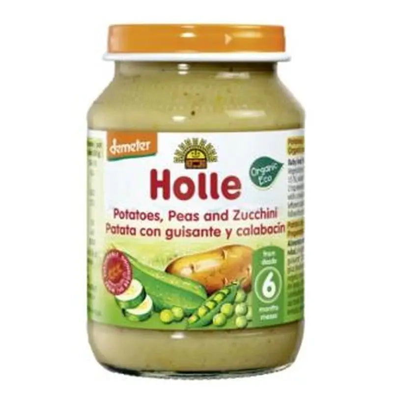 Holle Potato Peas & Courgette 6Months 190Gr.