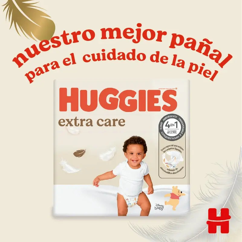 Huggies Extra Care veľkosť 1 (3–5 kg) detské plienky s motívom Disney, 28 kusov