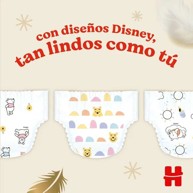 Huggies Extra Care veľkosť 5 (11–25 kg) detské plienky s motívom Disney, 66 kusov