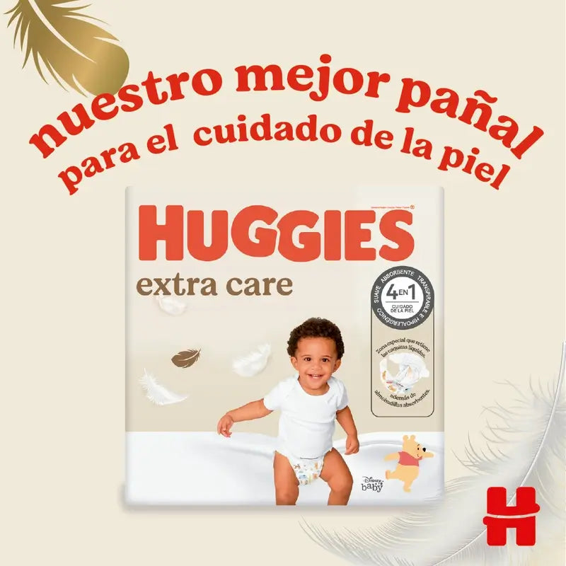 Huggies Extra Care veľkosť 5 (11–25 kg) detské plienky s motívom Disney, 66 kusov