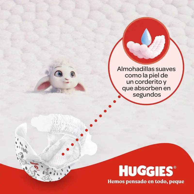 Huggies Little Movers veľkosť 4 (7–18 kg) detské plienky s motívom Disney, 150 kusov