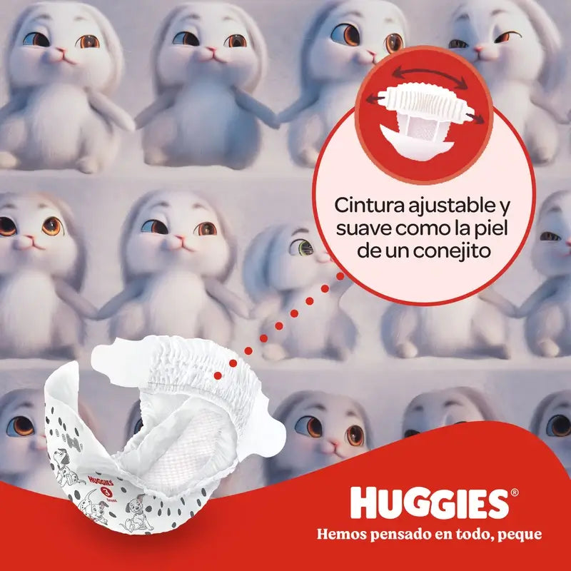 Huggies Little Movers veľkosť 4 (7–18 kg) detské plienky s motívom Disney, 150 kusov