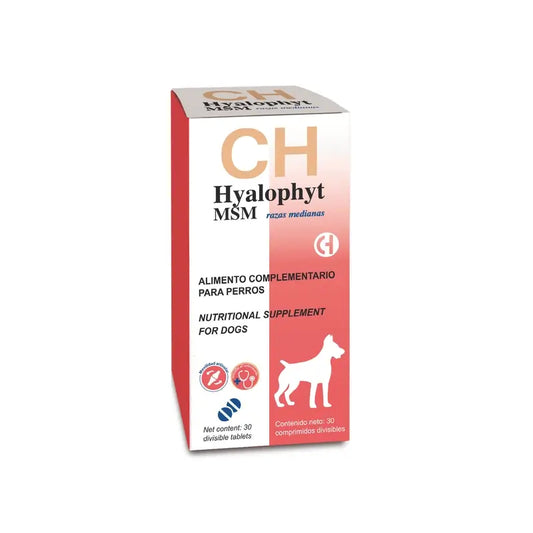 Chemical Hyalophyt MSM pre stredne veľké plemená, 30 tabliet 