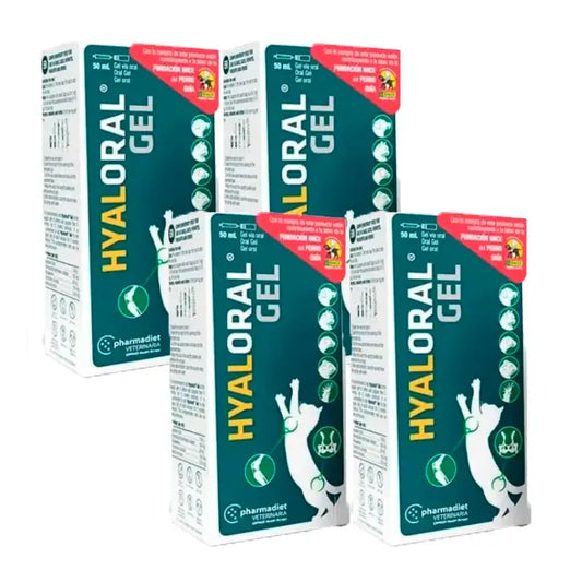 Hyaloral Gel pre šteniatka a mačiatka, balenie 4 x 50 ml