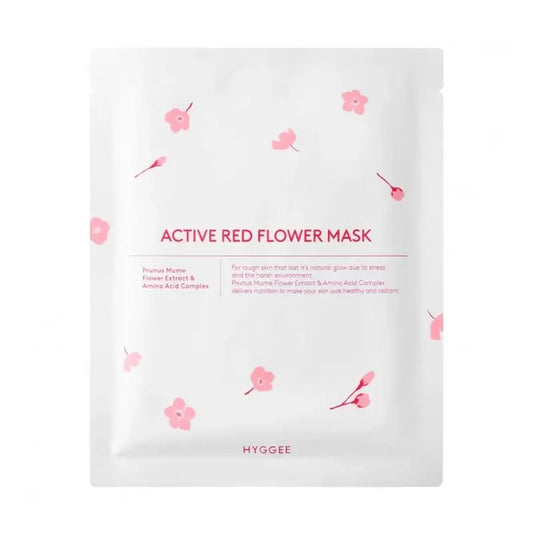 Hyggee Active Maska s červenými kvetmi, 35 ml