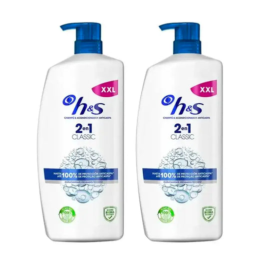 H&S Clásico 2 v 1 šampón, balenie 2 x 1000 ml