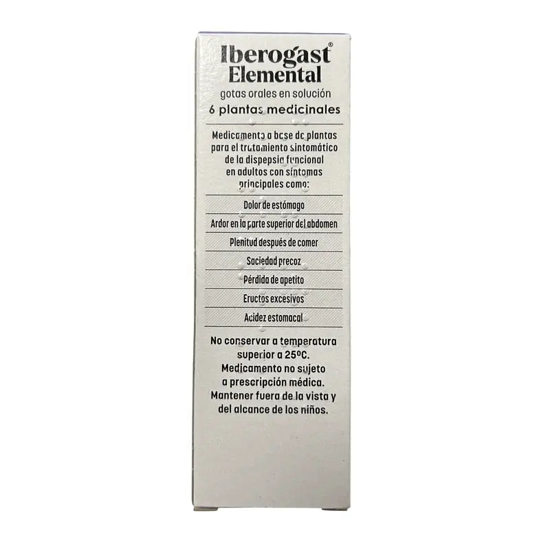 Iberogast Elemental 1 fľaštička perorálnych kvapiek v roztoku, 20 ml