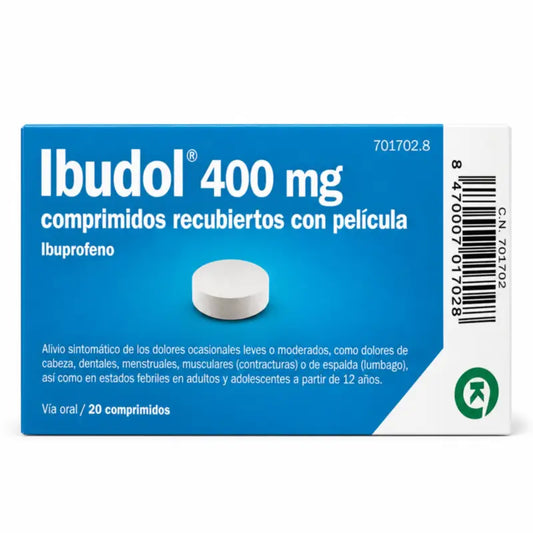 Ibudol Efg 400 mg, 20 obalených tabliet