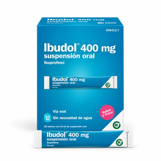 Ibudol 400 mg perorálna suspenzia, 20 vrecúšok