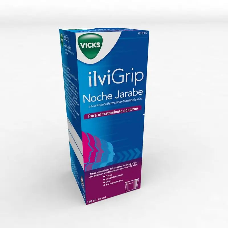 Ilvigrip Noche sirup, 180 ml