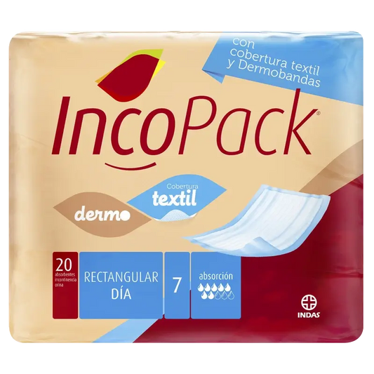 Incopack Absorbentný vložkový vložka, obdĺžniková, na deň, 80 kusov
