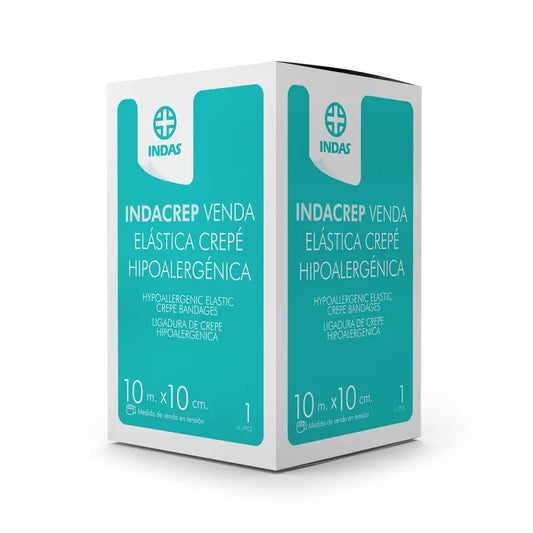 Indacrep Elastický obväz z krepu 10 m × 10 cm, 1 kus