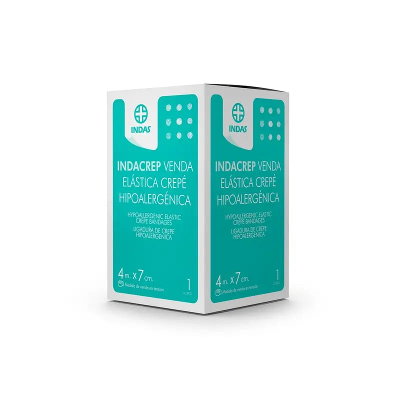 Indacrep Elastický obväz z krepu 4 m × 7 cm, 1 ks