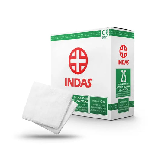Sterilné gázové obväzy Indas 400 cm², 25 kusov