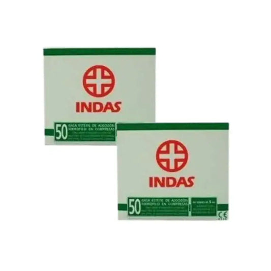 Indas – sterilné gázové vložky, 2 x 50 kusov 