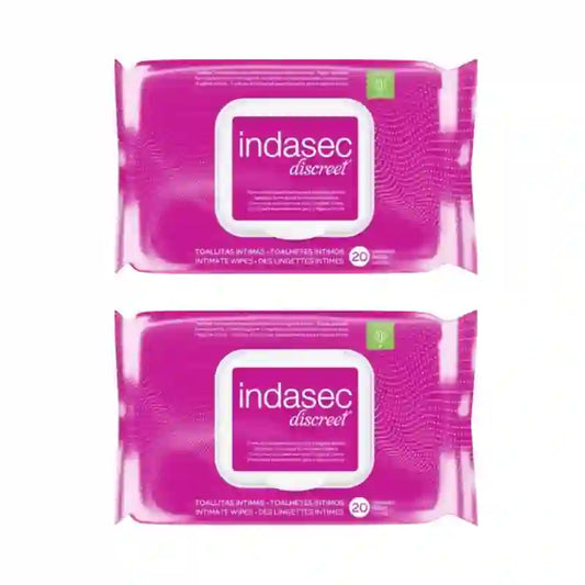 Indasec Intímne utierky, 2 x 30 kusov 
