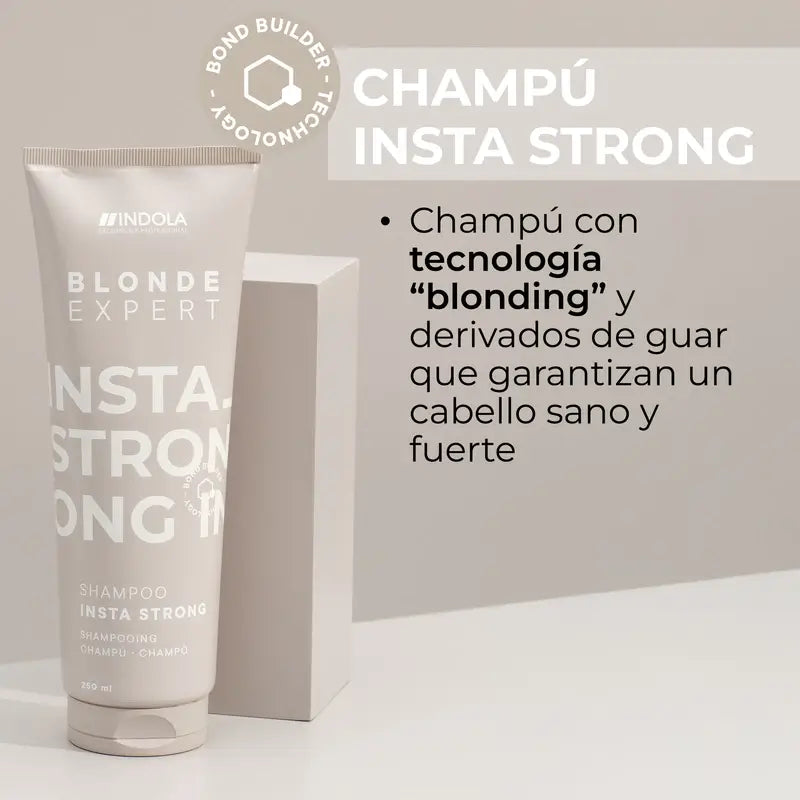 Indola šampón Instastrong pre blondínky – profesionálny, 250 ml