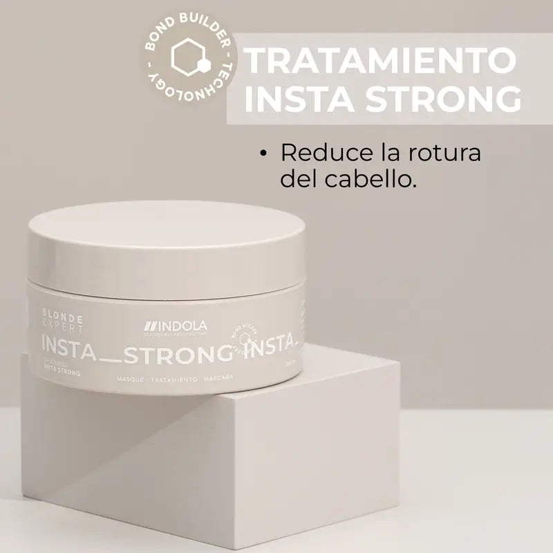 Indola Maska Instastrong pre všetky typy blond vlasov – profesionálna, 200 ml