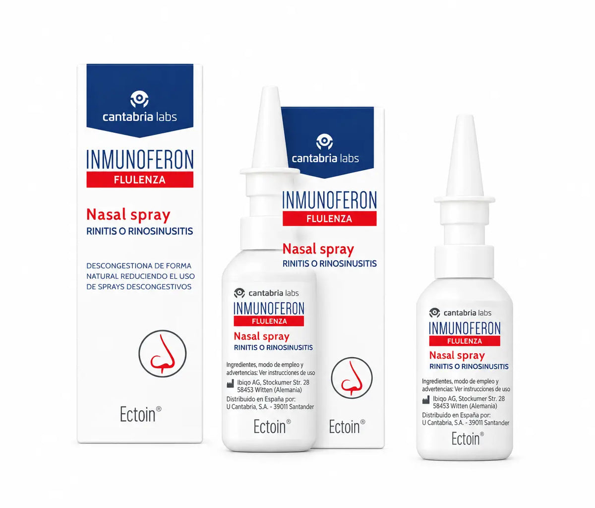 Inmunoferon Flulenza nosný sprej, 20 ml, balenie po 2 ks