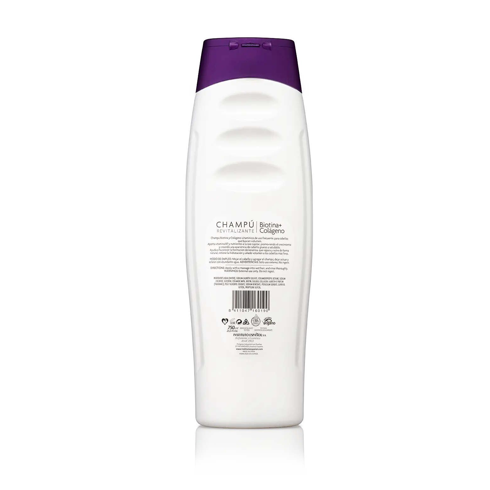 Instituto Español Šampón s biotínom a kolagénom  – 750 ml