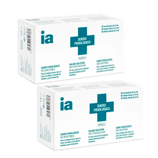 Interapothek Fyziologický roztok, balenie 2 x 50 jednorazových dávok
